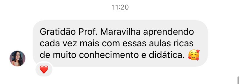Depoimento real de aluna sobre o conhecimento e a didática das aulas da Day Gomes